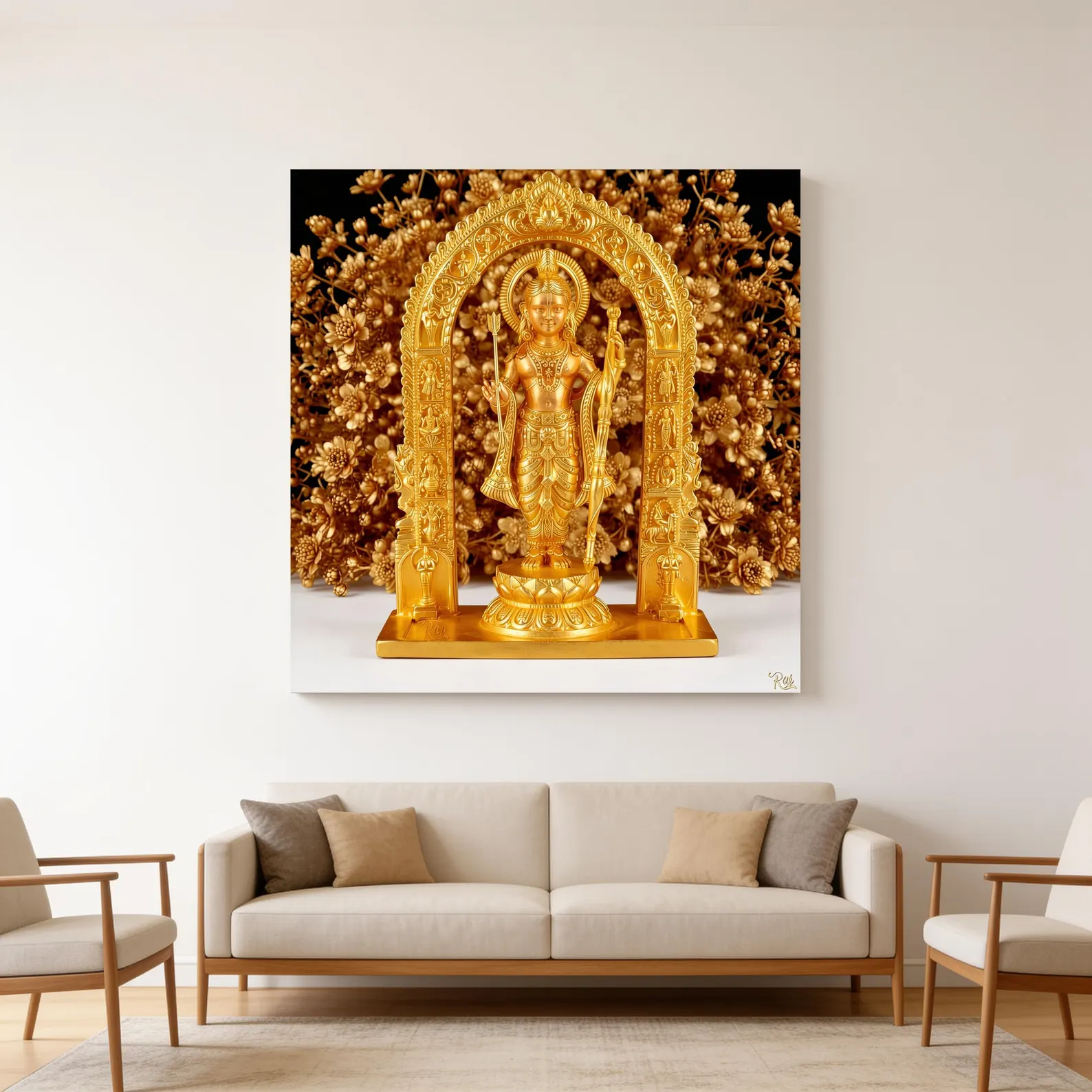 Shri Ram Ji In Gold - Image 4